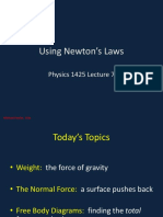 Physics Lec 07 UsingNewtonsLaws