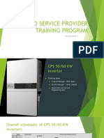 Authorized Service Provider Training: CPS 50/60 kW Inverter Technical Overview