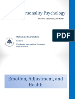 Personality-X Emotions, Adjustment
