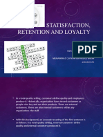 Customer Statisfaction, Retention and Loyalty (Izzat)