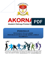 Pedoman Penulisan Tugas Akhir Program Diploma Iii Akornas