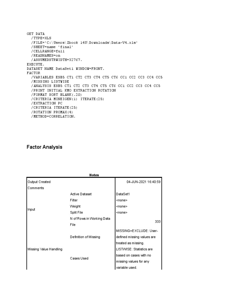 OUTPUT | PDF | Principal Component Analysis | Variance