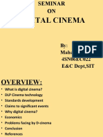 Digital Cinema: By: Mahaveer.j.Aski 4SN06EC022 E&C Dept, SIT