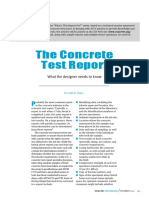 Concrete Test Report
