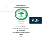 Internship Report Format