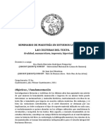 PROGRAMALas Culturas Del Texto - Rodríguez Temperley Mendoza - 2021