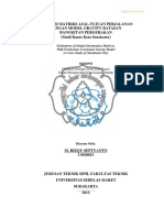 Estimasi Matriks Asal Tujuan Perjalanan Dengan Model Gravity Batasan Bangkitan Pergerakan Studi Kasus Kota Surakarta Abstrak