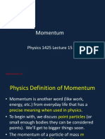 Physics Lec 15 Momentum