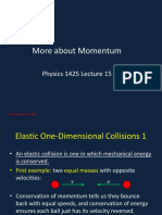 Physics Lec 16 MoreAboutMomentum