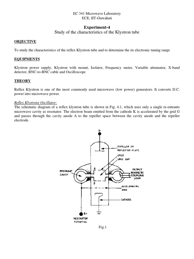 Exp 4 PDF Vacuum Tube Electronic Engineering