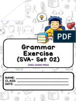 Grammar Exercise (SVA– Set 02
