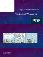 Bugs in The Blockchain