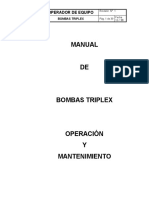 Manual Oper - BombaTriplex