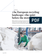 The European Recycling Landscape The Quiet Before The Storm