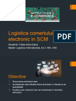 Logistica comertului electronic in SCM