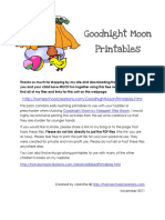 Goodnight Moon Printables