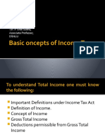 Basic Oncepts of Income Tax: - Dr. P. Sree Sudha, Associate Professor, Dsnlu