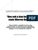Rapport Warren Buffett