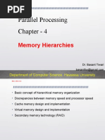 Parallel Processing Chapter - 4: Memory Hierarchies