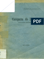 Campaña de 20 Días. Roberto Andrade