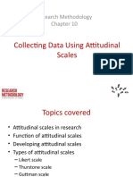 Collecting Data Using Attitudinal Scales: Research Methodology