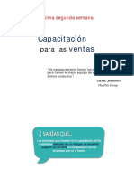 12va Semana - Capacitación para Las Ventas