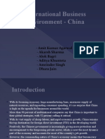International Business Environment - China