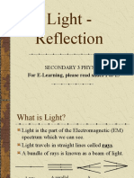 Light - Reflection: For E-Learning, Please Read Slides 1 To 15