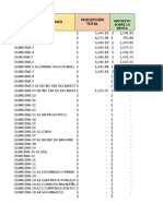 DECLARACION PATRIMONIAL Calculo de La Percepción Mensual