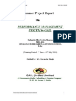 Summer Project Report On: Performance Management System in Gail