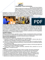 Seguridad y salud ocupacional en el trabajo