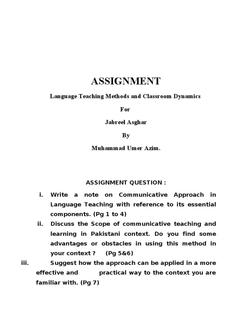 communicative language teaching dissertation