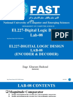 National University of Computer and Emerging Sciences: EL227-Digital Logic Design Lab-08
