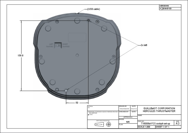 (USB Cable) : Guillemot Corporation Hercules Thrustmaster | PDF