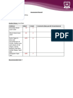 Assessment Record Template