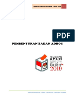 Laporan Pembentukan Badan Adhoc KPU Kabupaten Lampung Selatan Prov. Lampung