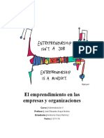 El Emprendimiento en Las Empresas y Organizaciones - Trabajo Final