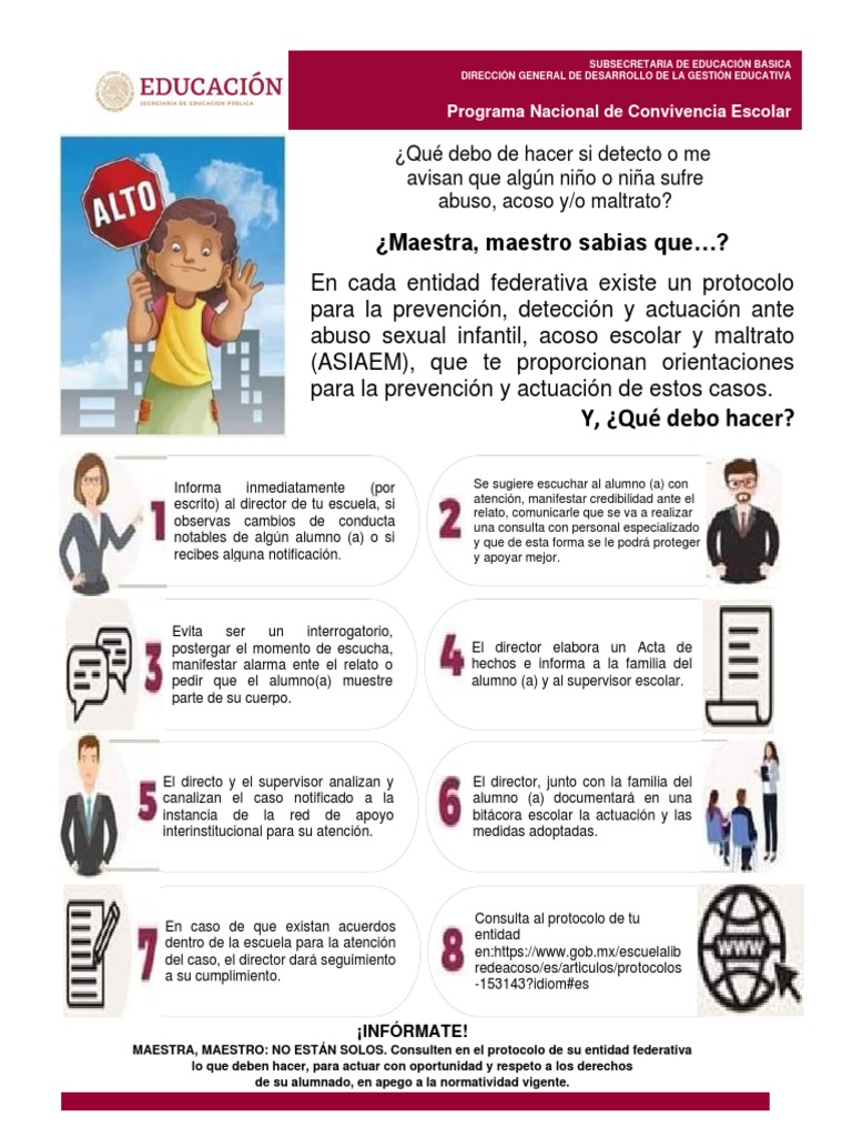 Programa de Convivencia Escolar | PDF | Abuso infantil | comportamiento ...