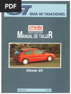 TM) Citroen Manual de Taller Citroen ZX 1993 | PDF