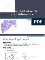 Fitting of Engel Curve For Urban Maharashtra