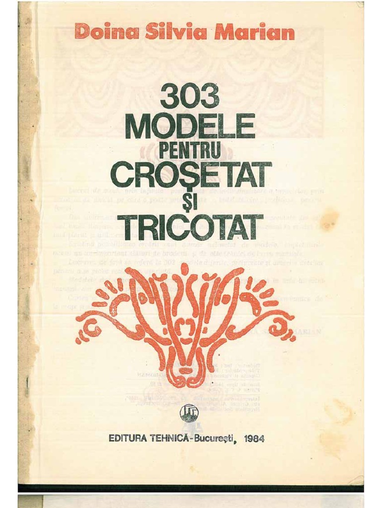 303 modele de tricotat si crosetat