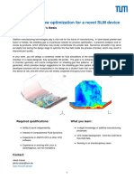 Shielding-Gas-Flow Optimization For A Novel SLM Device: Semester Thesis, Master's Thesis