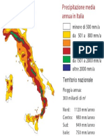 Precipitazione Media Annua Recupero Delle Acque Piovane)