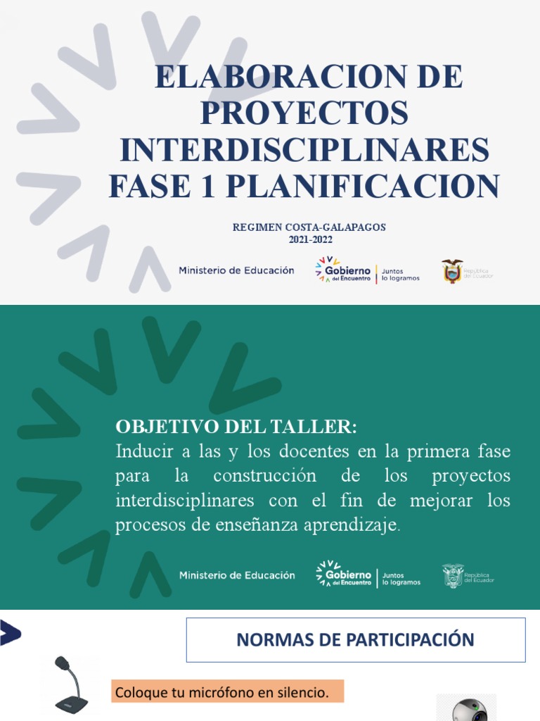 Elaboración Proyectos Interdisciplinares Fase 1 Planificación | PDF ...