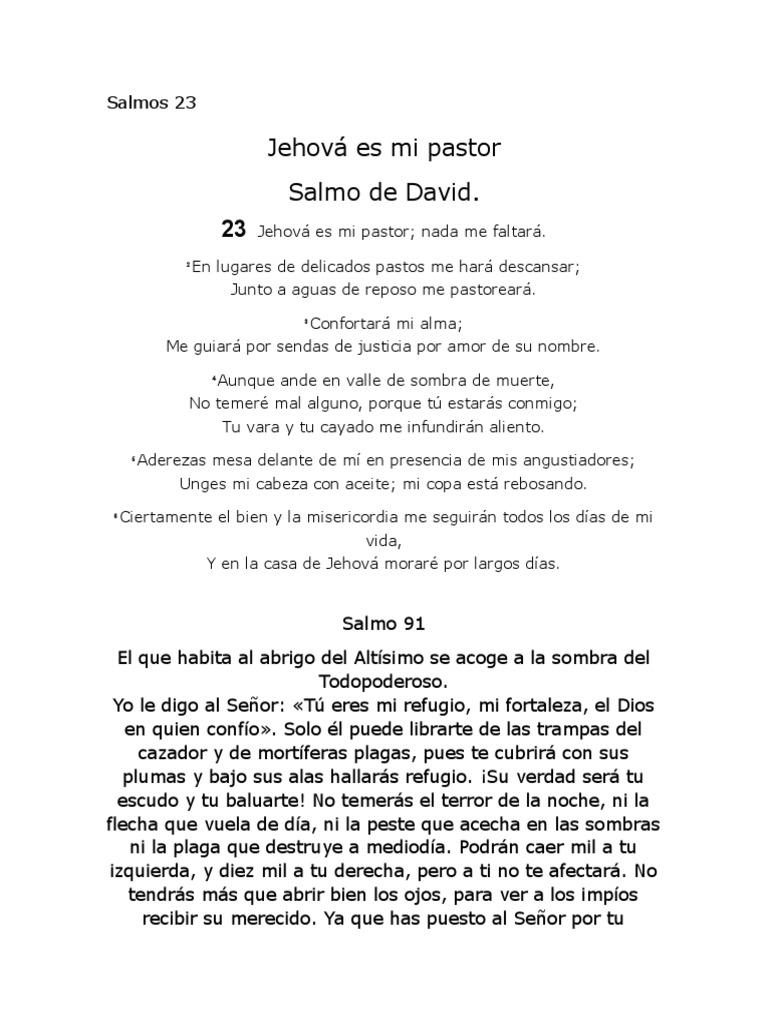 Salmos 23 | PDF