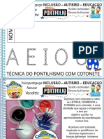 Técnica Do Pontilhismo Com Cotonete Números e Letras Psicopedagoga Neusa 5a2021