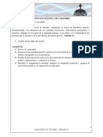 Cuestionario Constitución Política de Colombia I