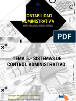 Tema 5. - Sistemas de Control Administrativo