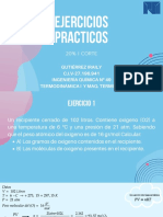 Ejercicios Prácticos de Termodinámica I