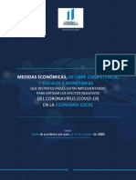 Medidas Económicas, De Competencia, Fiscales y Monetarias